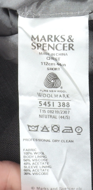 Mens UK Size 44 Marks and Spencer Regular Brown Suit Jacket
