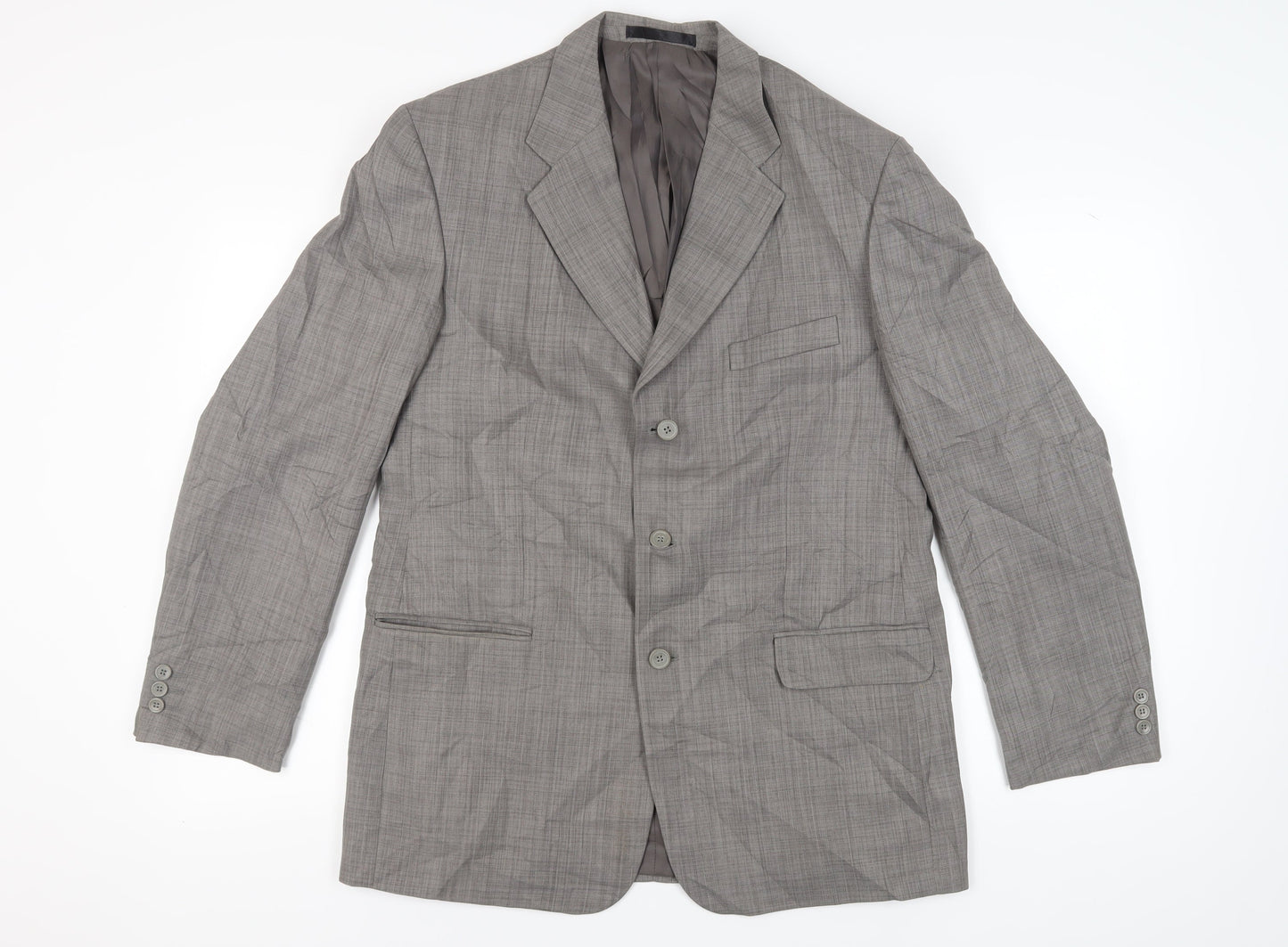 Mens UK Size 42 Zantos Regular Grey Suit Jacket
