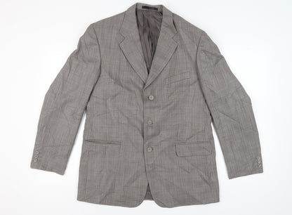 Mens UK Size 42 Zantos Regular Grey Suit Jacket