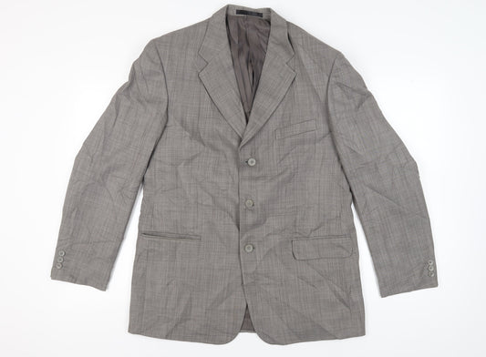 Mens UK Size 42 Zantos Regular Grey Suit Jacket
