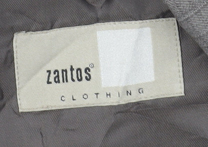 Mens UK Size 42 Zantos Regular Grey Suit Jacket
