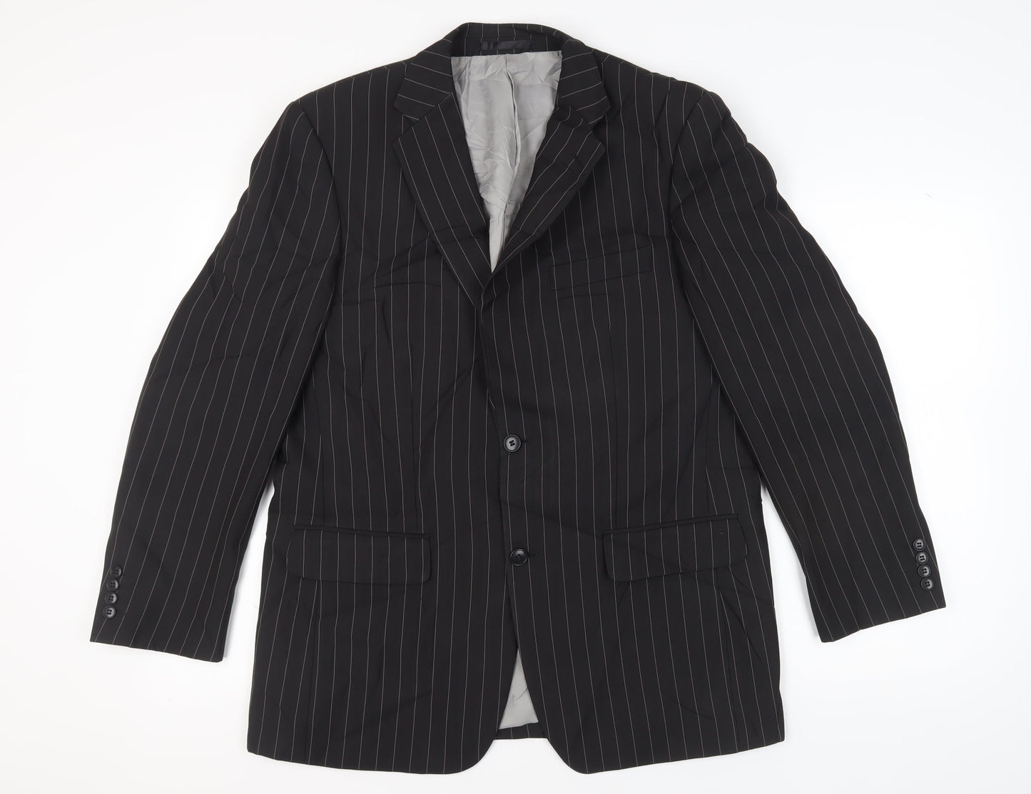 Mens UK Size 42 Daniel Grahame Regular Black Suit Jacket