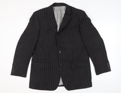 Mens UK Size 42 Daniel Grahame Regular Black Suit Jacket