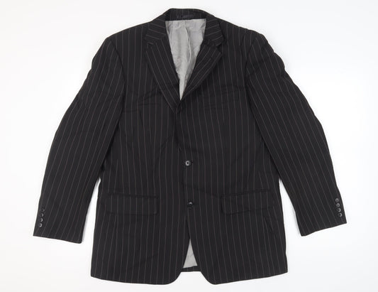 Mens UK Size 42 Daniel Grahame Regular Black Suit Jacket