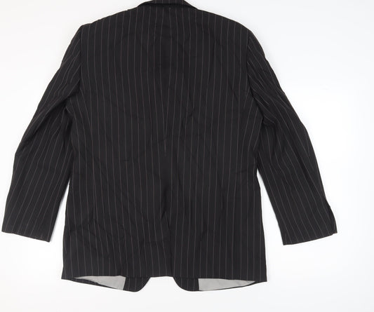 Mens UK Size 42 Daniel Grahame Regular Black Suit Jacket