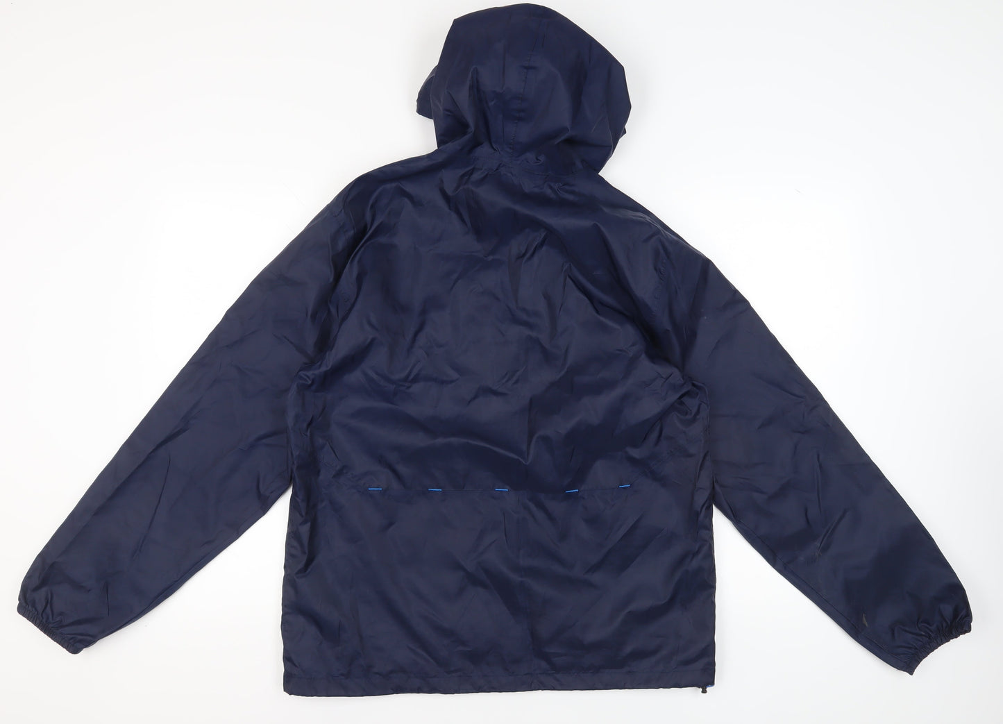 Mens UK Size L DECATHLON Blue Windbreaker Coat