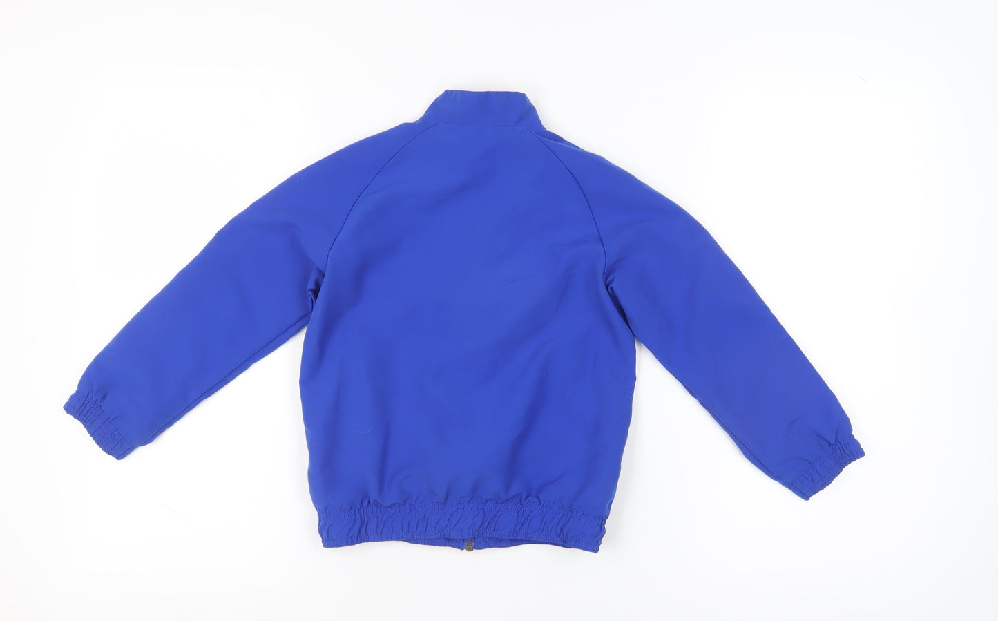 Adidas Boys Blue Track Jacket 5-6 Years Full Zip