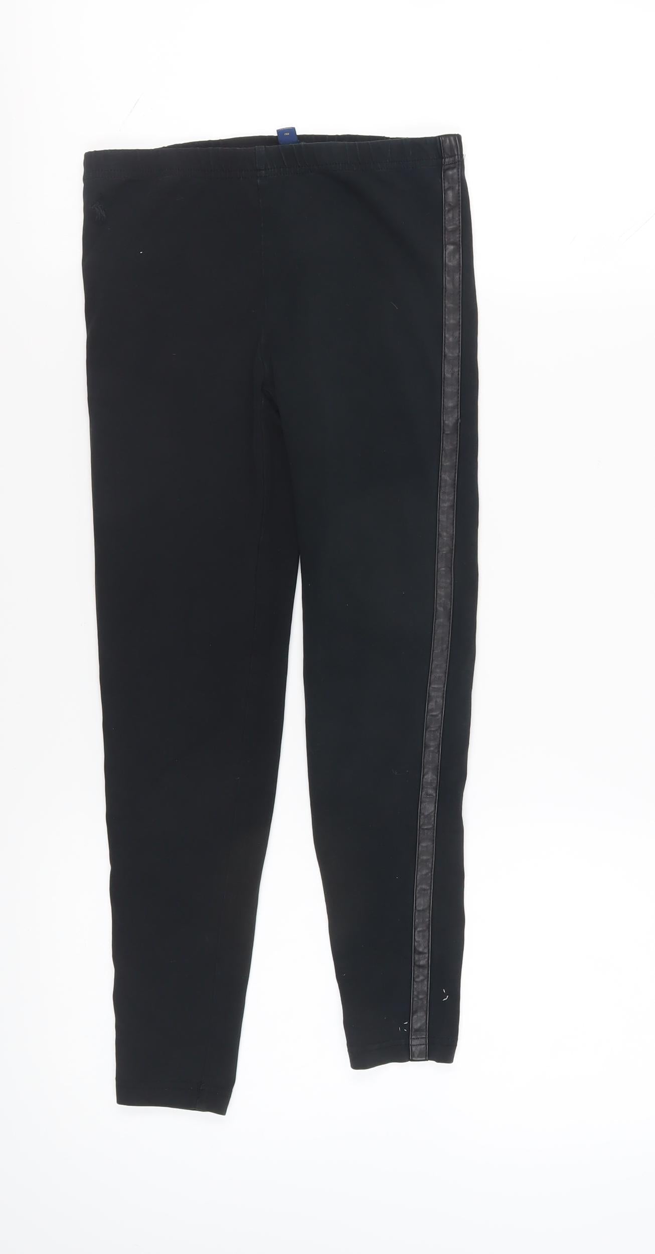 Ralph Lauren Girls Black Leggings L