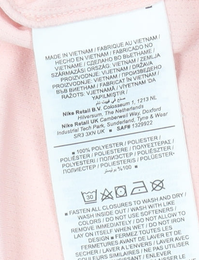 Nike Women's Pink Pullover Sweatshirt, Size S