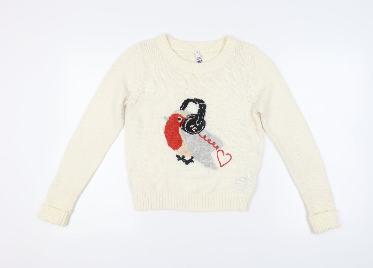 Henry Holland Ivory Women's Pullover Jumper Size 8