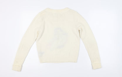 Henry Holland Ivory Women's Pullover Jumper Size 8