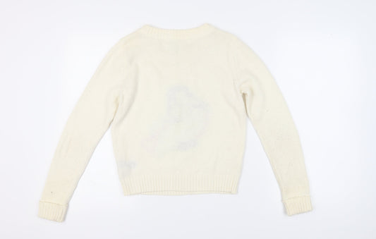 Henry Holland Ivory Women's Pullover Jumper Size 8