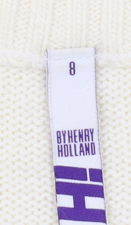 Henry Holland Ivory Women's Pullover Jumper Size 8