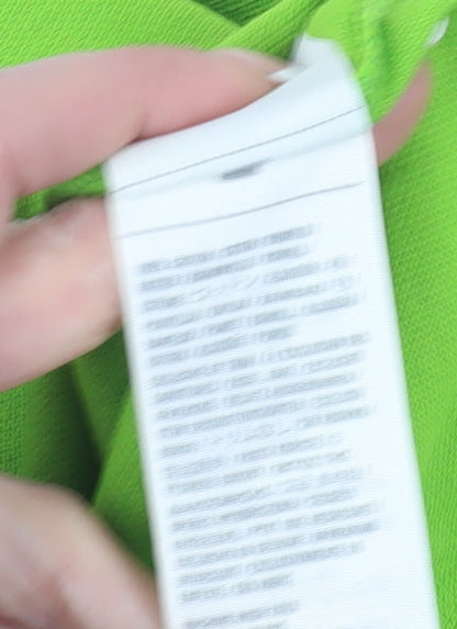 Hollister Men's Green Polo Shirt - L - Perfect for Spring