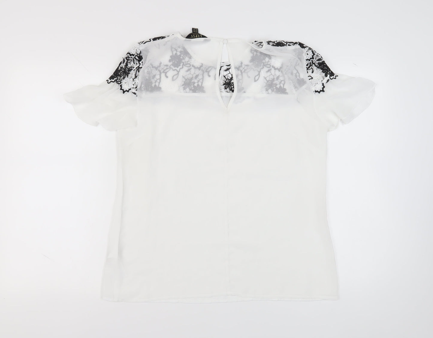Womens UK Size 16 Lipsy White  Blouse