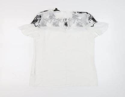 Womens UK Size 16 Lipsy White  Blouse