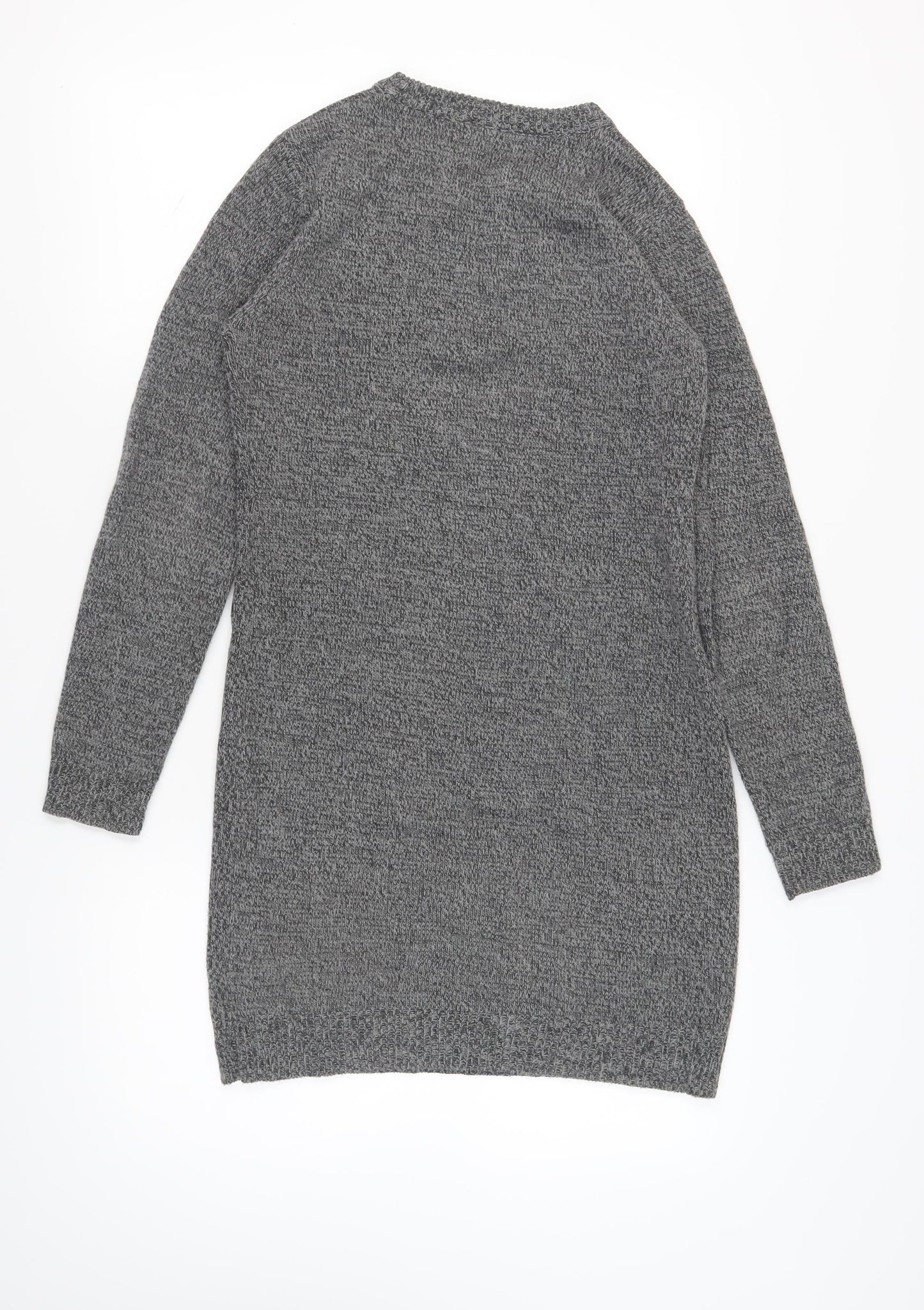 Brave Soul Women's Grey Jumper Dress M