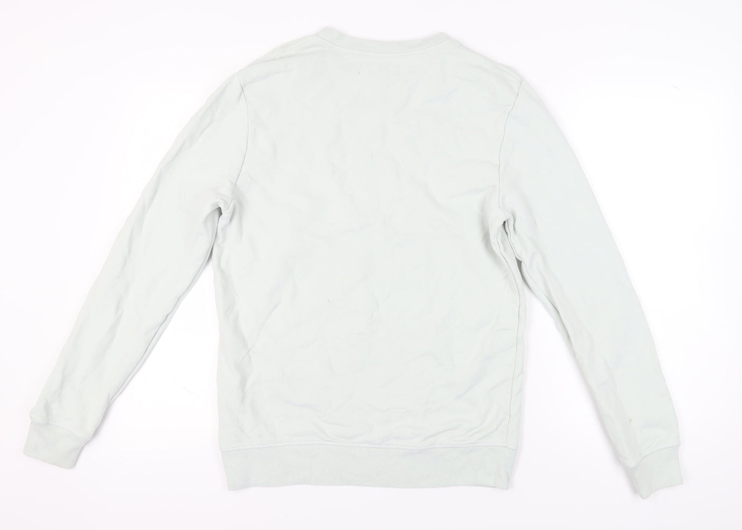 Unisex Adults UK Size S AllSaints White Pullover Sweatshirt