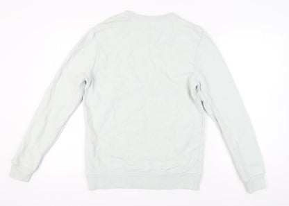 Unisex Adults UK Size S AllSaints White Pullover Sweatshirt