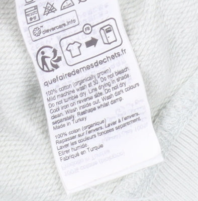 Unisex Adults UK Size S AllSaints White Pullover Sweatshirt