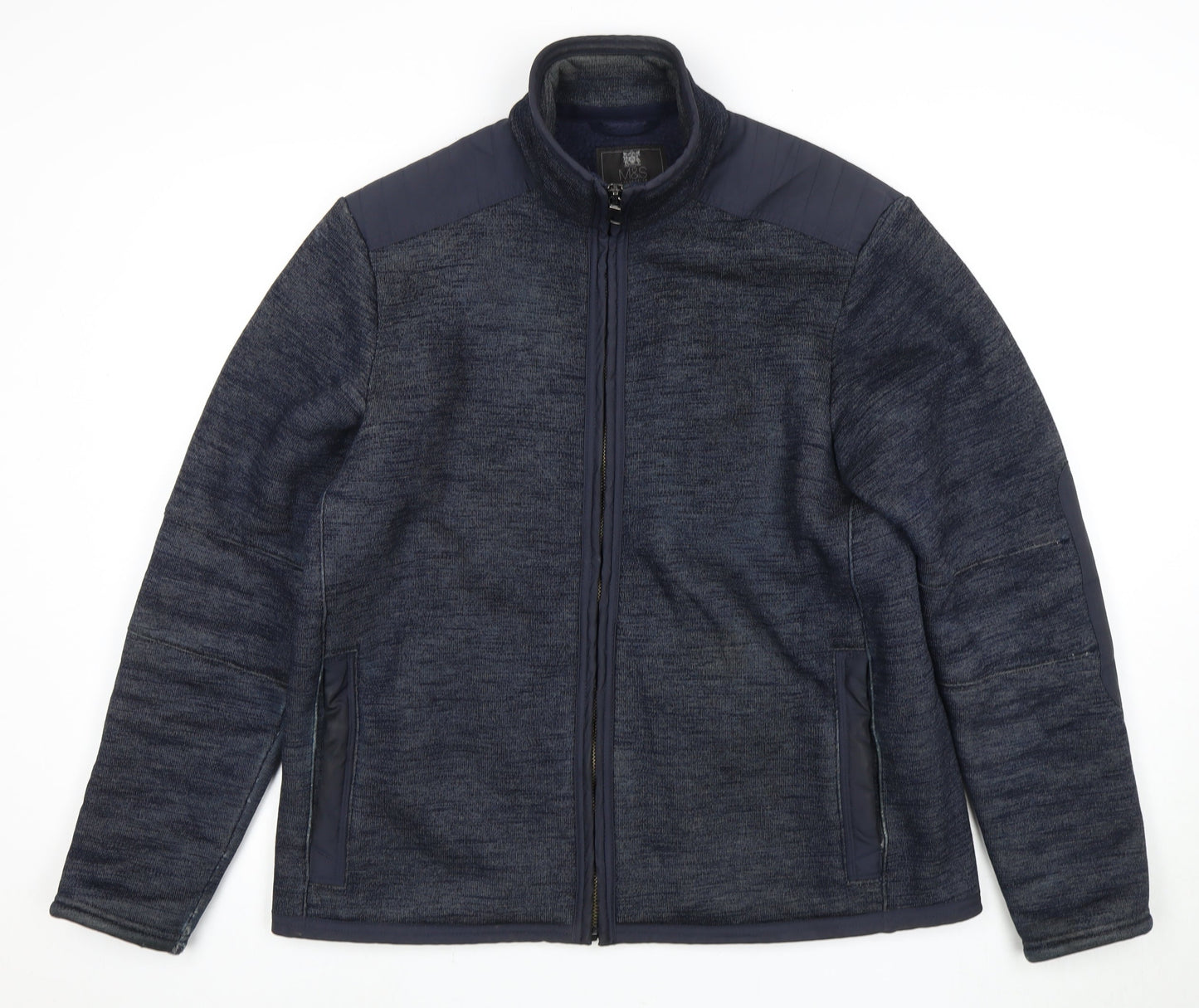 Mens UK Size L Marks and Spencer Blue Basic Jacket
