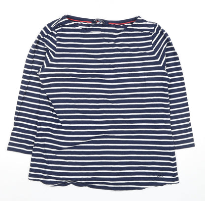 Womens UK Size 12 Crew Clothing Company Blue  T-Shirt
