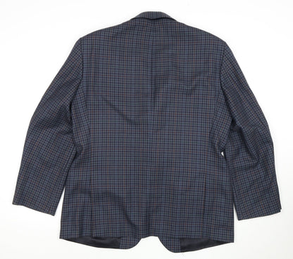 Mens UK Size 42 Marks and Spencer Regular Blue Suit Jacket