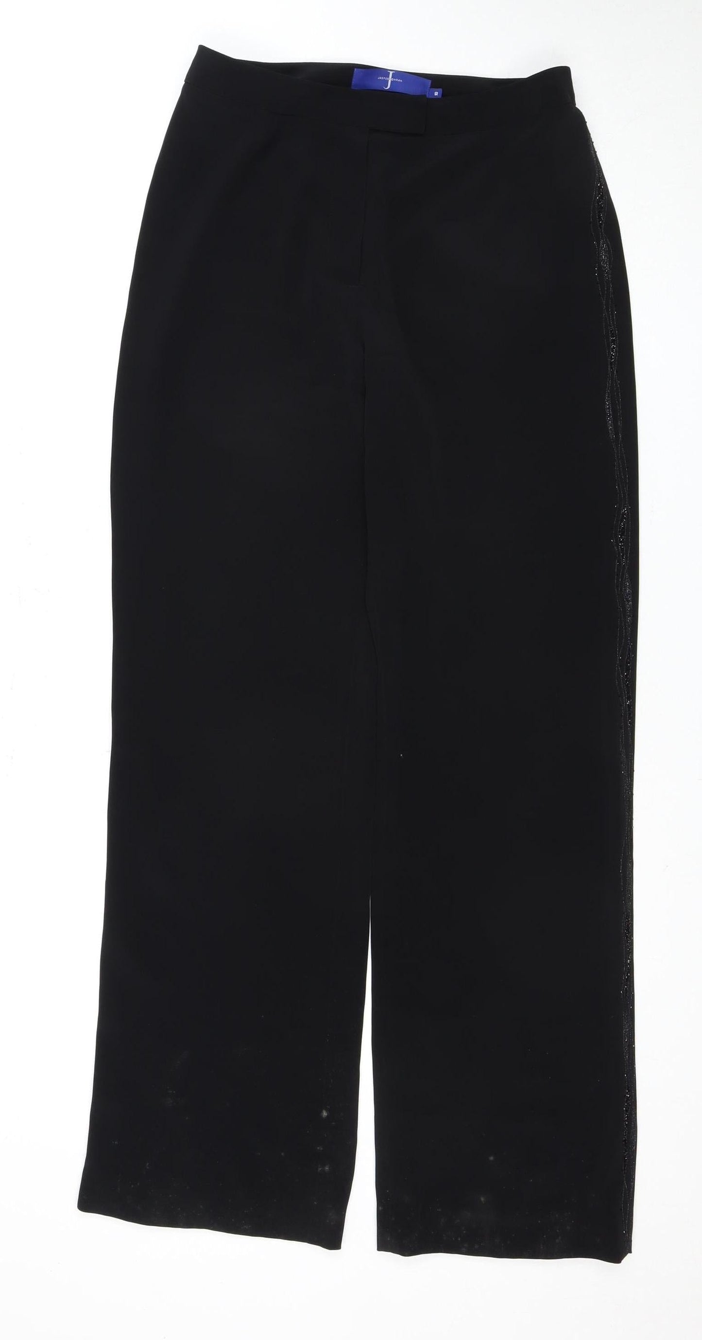 Womens UK Size 10 Jasper Conran   Black Trousers
