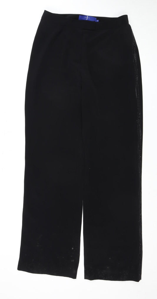 Womens UK Size 10 Jasper Conran   Black Trousers