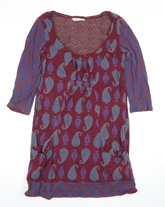 Womens UK Size 8 White Stuff Multicoloured Tunic Blouse