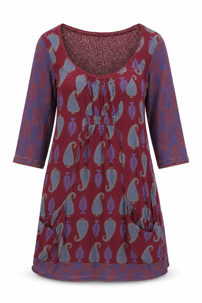 Womens UK Size 8 White Stuff Multicoloured Tunic Blouse