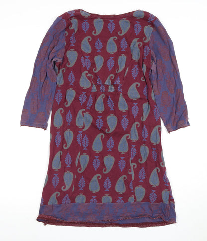 Womens UK Size 8 White Stuff Multicoloured Tunic Blouse