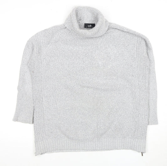 Womens UK Size S Wallis Grey Pullover Jumper
