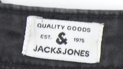 JACK & JONES Men's Black Chino Trousers Size 34