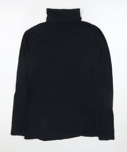 Womens UK Size S Gap Black Jersey T-Shirt