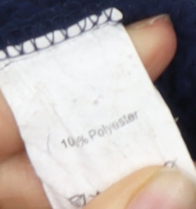 Ayacucho Women's Blue Fleece Hooded Jacket - M