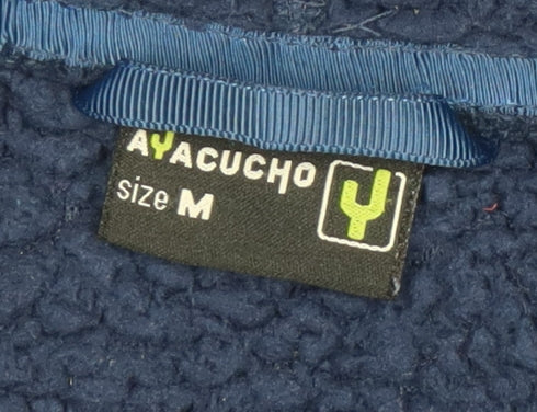 Ayacucho Women's Blue Fleece Hooded Jacket - M