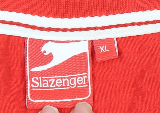 Slazenger Men's Red XL Sleeveless T-Shirt