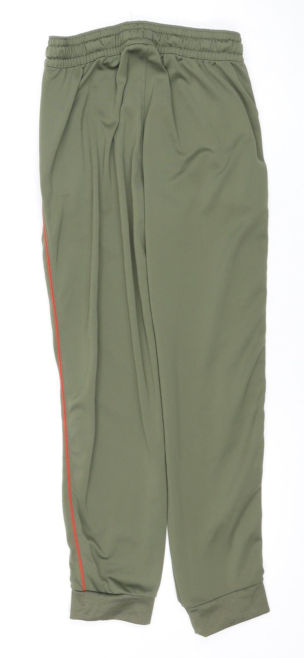Nike Boys Green Track Pants M Athletic Fit