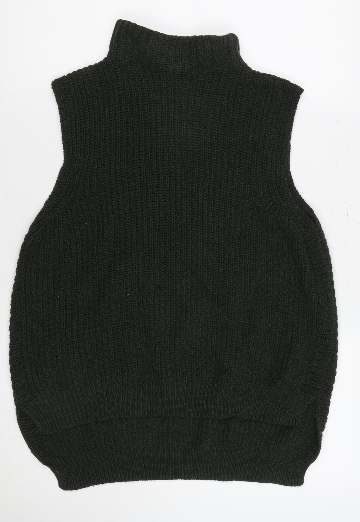 Womens UK Size 6 Warehouse Green Cape Jumper
