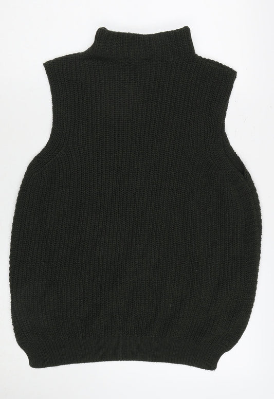Womens UK Size 6 Warehouse Green Cape Jumper