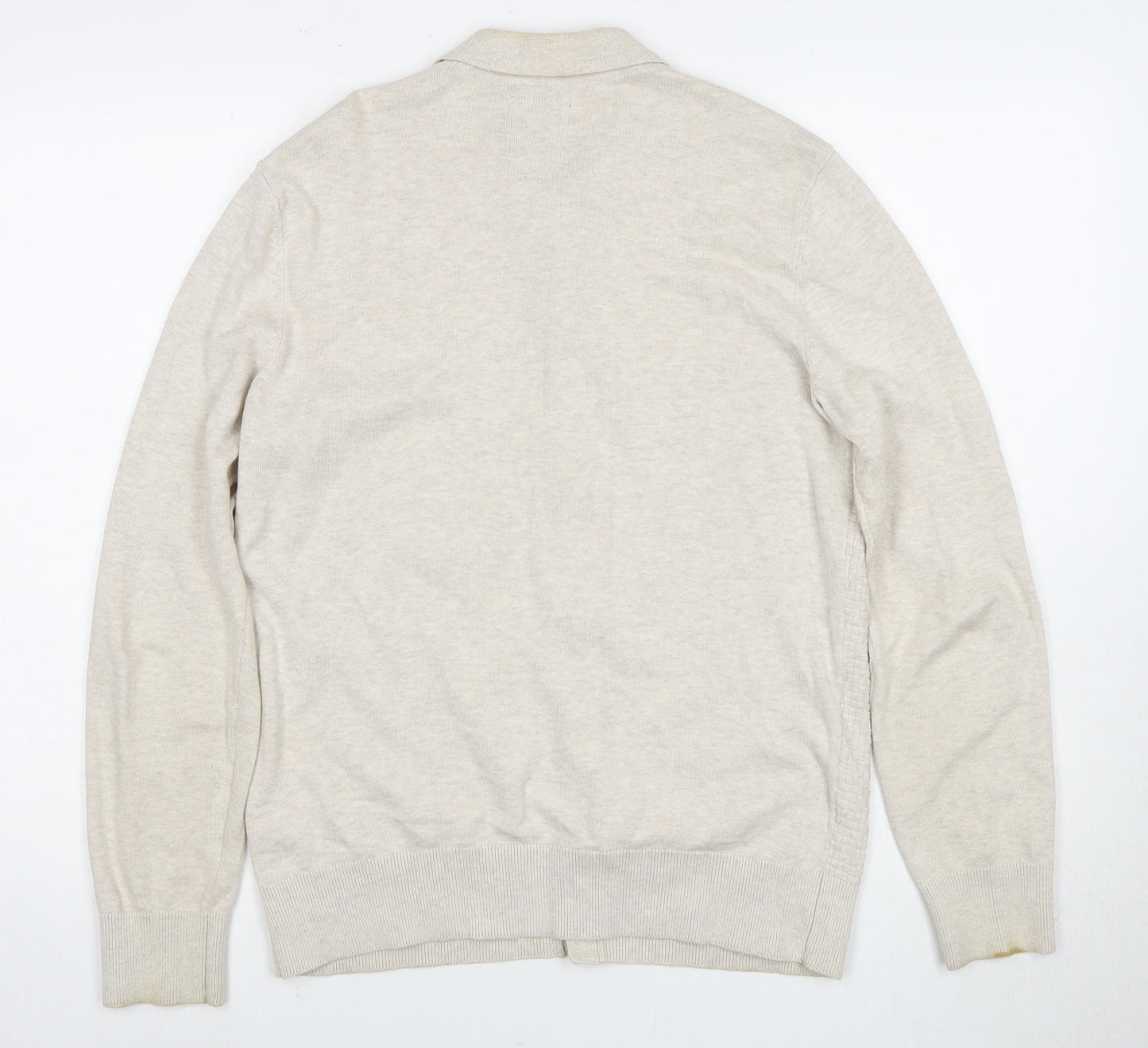 Hammond & Co. Men's Beige Cardigan Small