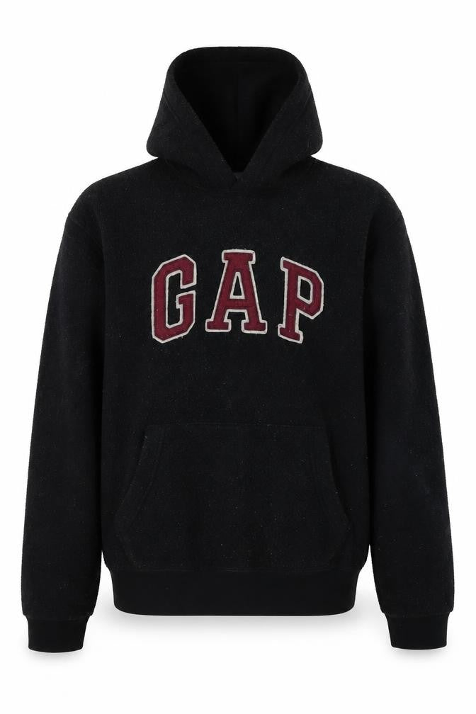 Mens UK Size XS Gap Black Pullover Hoodie