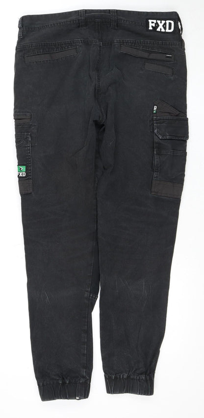 FXD Men's Black Tapered Jeans Size 32 Relaxed Fit