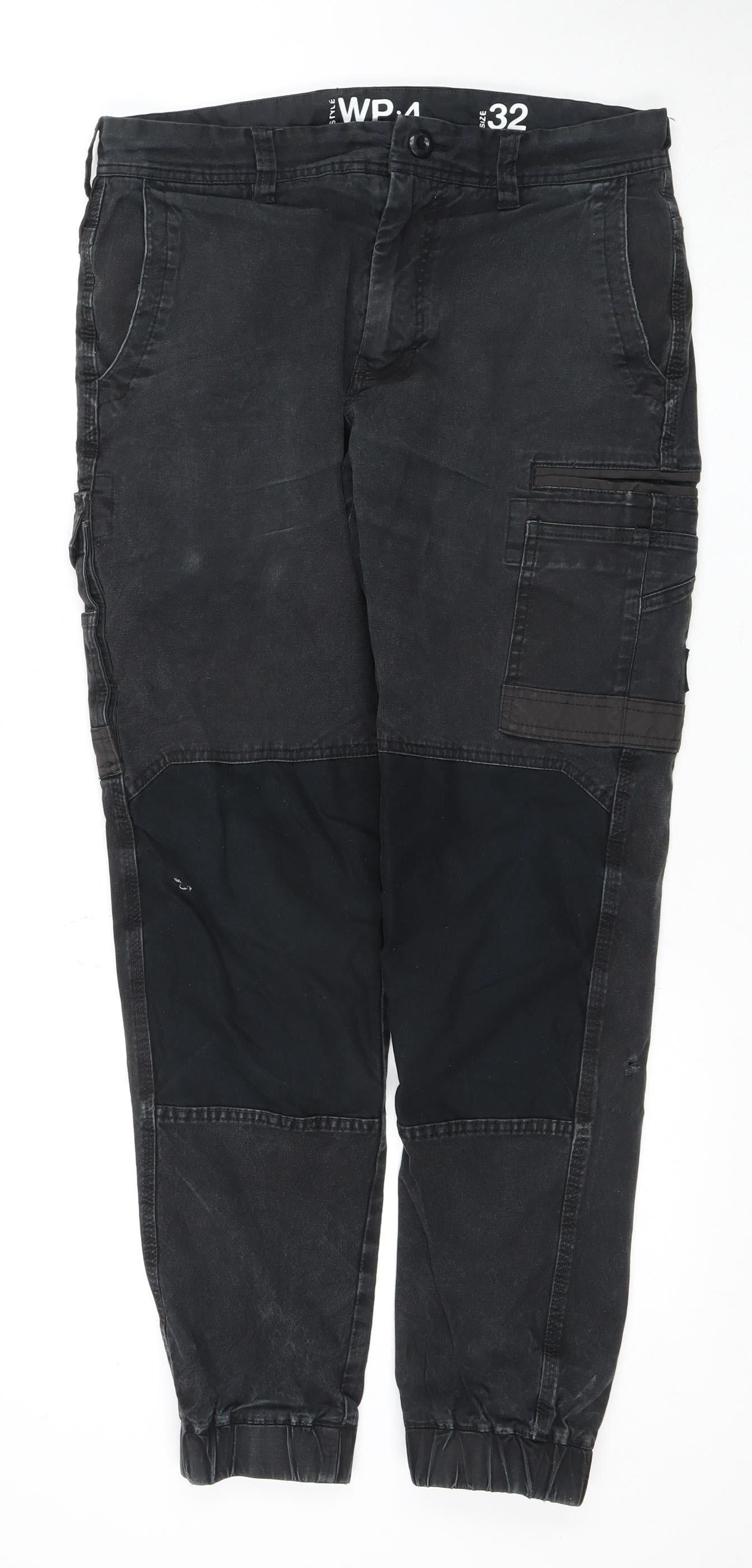 FXD Men's Black Tapered Jeans Size 32 Relaxed Fit