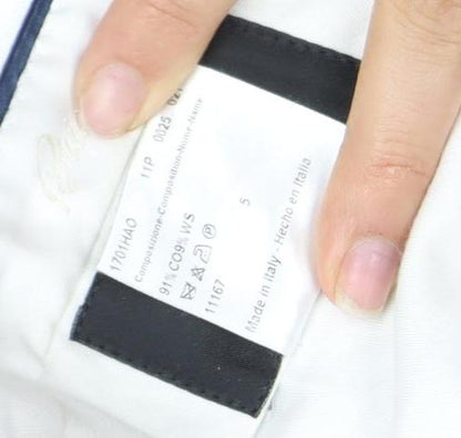 Harrods Men's Blue Corduroy Trousers, Size 58