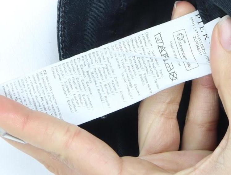 Pier One Black Cargo Trousers, Men's Size 36