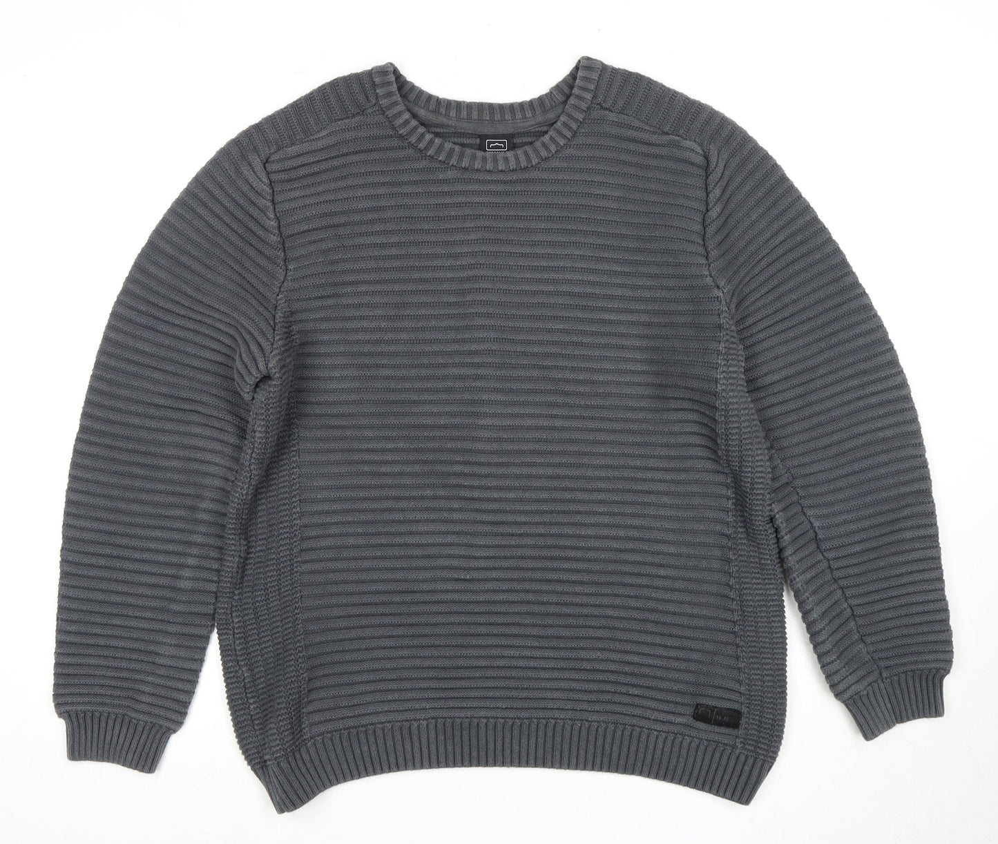 883 Police Men's XL Grey Pullover Jumper