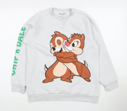 Teens UK Size 12 Disney White  Sweatshirt