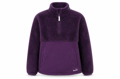 Peter Storm Girls Purple Fleece Pullover Sweater 11-12 Years